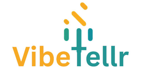 Vibetellr Logo Transparent BG